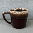 画像2: VINTAGE ANTIQUE MCCOY POTTERY MUGCUP ヴィンテージ アンティーク マッコイ マグカップ コップ 食器 陶器 / コーヒーカップ  ブラウン 茶色 カフェ 喫茶店 店舗什器 アメリカ l (2)