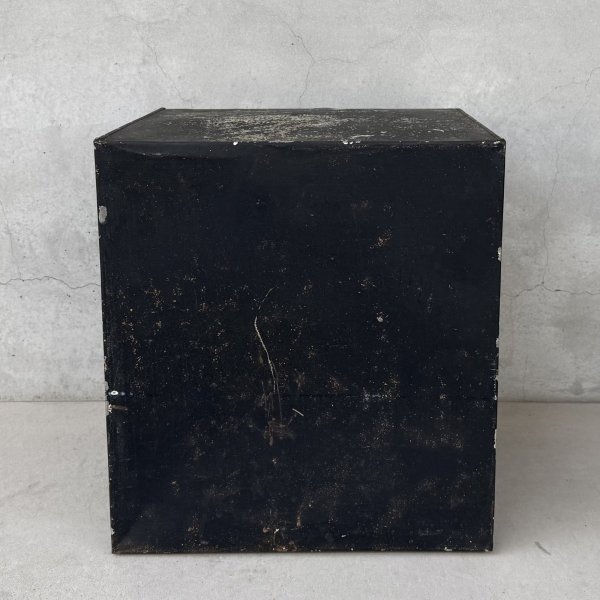 画像3: VINTAGE ANTIQUE CABINET ヴィンテージ アンティーク ボックス キャビネット / コレクタブル ディスプレイ ケース 収納 棚 箱 アドバタイジング 企業物 ブリキ 店舗什器 アメリカ USA (3)