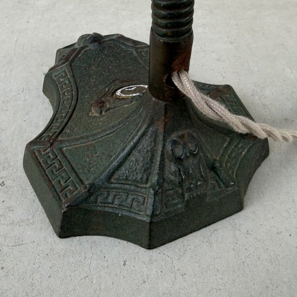 画像6: VINTAGE ANTIQUE DESKLAMP S.ROBERT SCHWARTZ&BRO ヴィンテージ アンティーク デスクランプ スタンドライト 卓上ライト テーブルランプ 照明 / グースネック フクロウ E26 店舗什器 アメリカ (6)