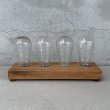 画像1: VINTAGE ANTIQUE CANDY CONTAINER ヴィンテージ アンティーク キャンディーコンテナ キャンディー入れ / コレクタブル 電球型 ガラス インテリア ディスプレイ オブジェ アドバタイジング 企業物 アメリカ (1)