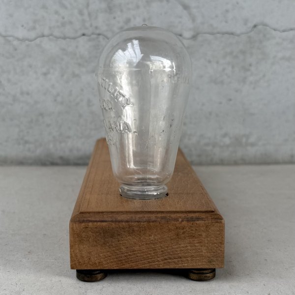 画像4: VINTAGE ANTIQUE CANDY CONTAINER ヴィンテージ アンティーク キャンディーコンテナ キャンディー入れ / コレクタブル 電球型 ガラス インテリア ディスプレイ オブジェ アドバタイジング 企業物 アメリカ (4)