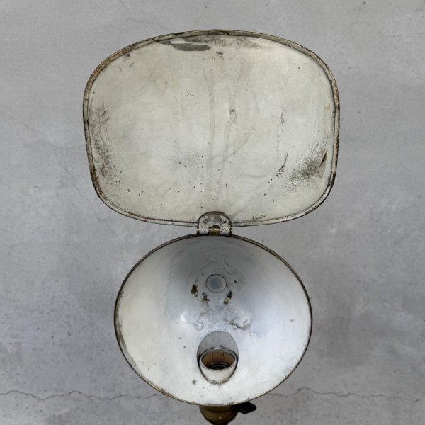 画像8: VINTAGE ANTIQUE DESKLAMP LYHNE リーン ヴィンテージ アンティーク デスクランプ スタンドライト 卓上ライト テーブルランプ 照明 / コレクタブル 作業用ランプ 真鍮 E26 店舗什器 アメリカ (8)