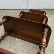 画像9: VINTAGE ANTIQUE BOOKSHELF ヴィンテージ アンティーク 棚 ブックシェルフ オープンシェルフ キャビネット 本棚 / ディスプレイ棚 飾り棚 陳列棚 収納 家具 木製 ブラウン 店舗什器 アメリカ (9)
