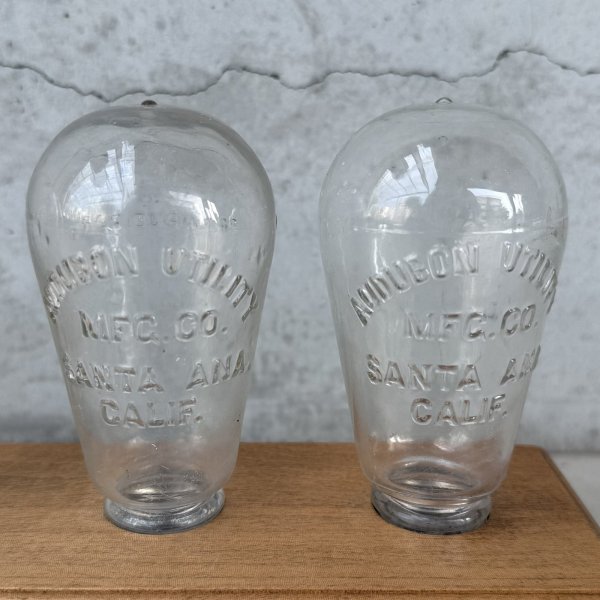 画像7: VINTAGE ANTIQUE CANDY CONTAINER ヴィンテージ アンティーク キャンディーコンテナ キャンディー入れ / コレクタブル 電球型 ガラス インテリア ディスプレイ オブジェ アドバタイジング 企業物 アメリカ (7)