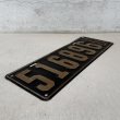 画像3: VINTAGE ANTIQUE LICENSE PLATE ヴィンテージ アンティーク ナンバープレート ライセンスプレート / インダストリアル モーター系 ガレージ ディスプレイ 車 1921年 イリノイ アメリカ (3)