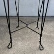 画像10: VINTAGE ANTIQUE ICE CREAM PARLOR TABLE ヴィンテージ アンティーク アイスクリームパーラーテーブル テーブル / 家具 アイアン ウッド 木製 店舗什器 アメリカ (2) (10)