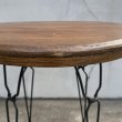 画像8: VINTAGE ANTIQUE ICE CREAM PARLOR TABLE ヴィンテージ アンティーク アイスクリームパーラーテーブル テーブル / 家具 アイアン ウッド 木製 店舗什器 アメリカ (2) (8)