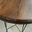 画像7: VINTAGE ANTIQUE ICE CREAM PARLOR TABLE ヴィンテージ アンティーク アイスクリームパーラーテーブル テーブル / 家具 アイアン ウッド 木製 店舗什器 アメリカ (2) (7)