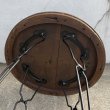 画像6: VINTAGE ANTIQUE ICE CREAM PARLOR TABLE ヴィンテージ アンティーク アイスクリームパーラーテーブル テーブル / 家具 アイアン ウッド 木製 店舗什器 アメリカ (2) (6)