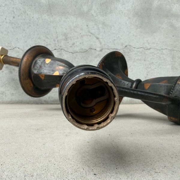 画像9: VINTAGE ANTIQUE JAPANNEDFINISH LIGHT ヴィンテージ アンティーク ジャパンフィニッシュ 吊り下げライト 天井照明 / 2灯 ライト ジャパンカラー コレクタブル 店舗什器 E26 アメリカ USA (9)