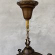 画像8: VINTAGE ANTIQUE LIGHT  ヴィンテージ アンティーク シャンデリア パンライト 吊り下げライト シーリングランプ 天井照明 / 4灯 ライト ペンダントライト 真鍮 E26 店舗什器 アメリカ USA (2) (8)