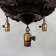 画像5: VINTAGE ANTIQUE LIGHT ヴィンテージ アンティーク シャンデリア パンライト 吊り下げライト  天井照明 / 5灯 ライト ペンダントランプ 真鍮 HUBBELL 店舗什器 E26 アメリカ USA (2) (5)