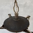 画像3: VINTAGE ANTIQUE LIGHT  ヴィンテージ アンティーク シャンデリア パンライト 吊り下げライト シーリングランプ 天井照明 / 4灯 ライト ペンダントライト 真鍮 HUBBELL E26 店舗什器 アメリカ USA (4) (3)