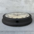 画像3: VINTAGE ANTIQUE GENERAL ELECTRIC WALL CLOCK GE ヴィンテージ アンティーク ウォールクロック ゼネラルエレクトリック 壁掛け時計 / スクールクロック 圧縮ボード 焦げ茶 丸型 店舗什器 アメリカ (2) (3)
