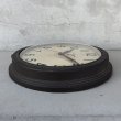 画像6: VINTAGE ANTIQUE GENERAL ELECTRIC WALL CLOCK GE ヴィンテージ アンティーク ウォールクロック ゼネラルエレクトリック 壁掛け時計 / スクールクロック 圧縮ボード 焦げ茶 丸型 店舗什器 アメリカ (2) (6)