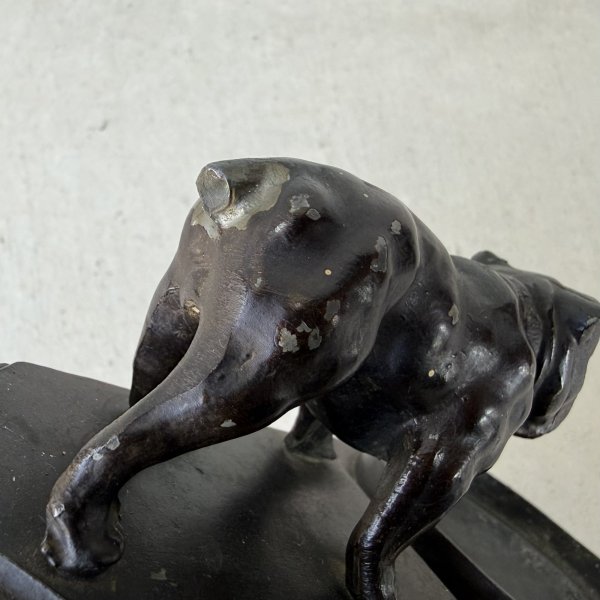 画像9: VINTAGE ANTIQUE BULLDOG FIGURE ASH TRAY ヴィンテージ アンティーク ブルドッグ アッシュトレイ 灰皿 オブジェ 置物 / コレクタブル ディスプレイ インテリア 犬 動物 鋳物 アメリカ  (9)