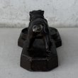 画像3: VINTAGE ANTIQUE BULLDOG FIGURE ASH TRAY ヴィンテージ アンティーク ブルドッグ アッシュトレイ 灰皿 オブジェ 置物 / コレクタブル ディスプレイ インテリア 犬 動物 鋳物 アメリカ  (3)