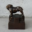 画像5: VINTAGE ANTIQUE BULLDOG FIGURE ヴィンテージ アンティーク ブルドッグ オブジェ 置物 / コレクタブル ディスプレイ ペーパーウェイト ジャパンカラー 犬 動物 鋳物 アメリカ  (5)