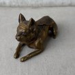 画像1: VINTAGE ANTIQUE FRENCH BULLDOG FIGURE JENNINGS BROTHERS WASHINGTON D.C. THE CAPITOL ヴィンテージ アンティーク フレンチブルドッグ オブジェ 置物 ジェニングス ブラザーズ / コレクタブル ディスプレイ ペーパーウェイト ワシントン州議会議事堂 犬 動物 鋳物 アメリカ  (1)
