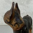 画像7: VINTAGE ANTIQUE BOSTON TERRIER DOOR STOPPER DOG ヴィンテージ アンティーク ボストンテリア ドアストッパー / コレクタブル オブジェ キャストアイアン 鋳物 置物 犬 店舗什器 アメリカ (3) (7)