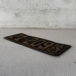 画像3: VINTAGE ANTIQUE LICENSE PLATE ヴィンテージ アンティーク ナンバープレート ライセンスプレート / インダストリアル モーター系 ガレージ ディスプレイ 車 1923年 イリノイ アメリカ (3)