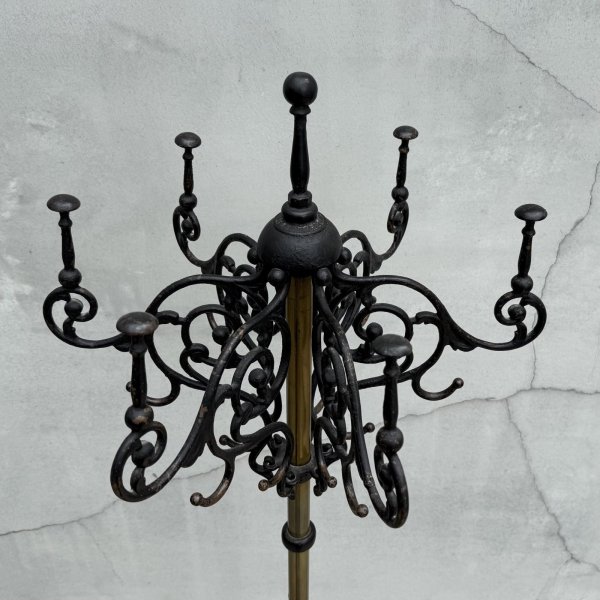 画像2: VINTAGE ANTIQUE COAT RACK  ヴィンテージ アンティーク コートラック ポールハンガー クロージングラック ハンガーラック  / コレクタブル ディスプレイ 家具 服屋 傘立て 店舗 什器 アメリカ (2)