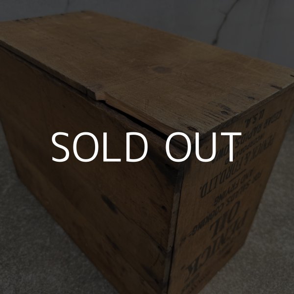 画像9: VINTAGE ANTIQUE WOOD CRATE WOODEN BOX PENICK OIL ヴィンテージ アンティーク ウッドボックス 木箱 / コレクタブル 収納 ケース オイル アドバタイジング 企業物 店舗什器 アメリカ (1) (9)