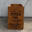 画像3: VINTAGE ANTIQUE WOOD CRATE WOODEN BOX PENICK OIL ヴィンテージ アンティーク ウッドボックス 木箱 / コレクタブル 収納 ケース オイル アドバタイジング 企業物 店舗什器 アメリカ (2) (3)
