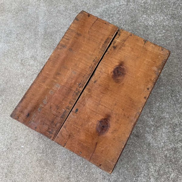 画像6: VINTAGE ANTIQUE WOOD CRATE WOODEN BOX LENOX SOAP ヴィンテージ アンティーク ウッドボックス 木箱 / コレクタブル 収納 ケース アドバタイジング 企業物 店舗什器 アメリカ (6)