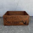画像1: VINTAGE ANTIQUE WOOD CRATE WOODEN BOX LENOX SOAP ヴィンテージ アンティーク ウッドボックス 木箱 / コレクタブル 収納 ケース アドバタイジング 企業物 店舗什器 アメリカ (1)