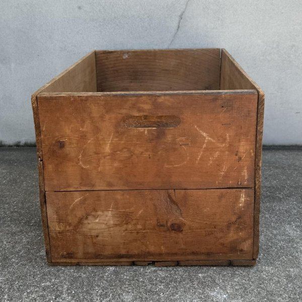 画像3: VINTAGE ANTIQUE WOOD CRATE WOODEN BOX SNELL&SIMPSON BISCUIT CO ヴィンテージ アンティーク ウッドボックス 木箱 / コレクタブル 収納 ケース ビスケット アドバタイジング 企業物 店舗什器 アメリカ (3)