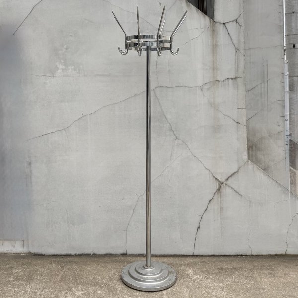 画像1: VINTAGE ANTIQUE CIRCULAR RACK ヴィンテージ アンティーク サークルラック フック クロージングラック ハンガーラック コートラック / コートスタンド ハットラック 家具 服屋 店舗 什器 アメリカ (1)