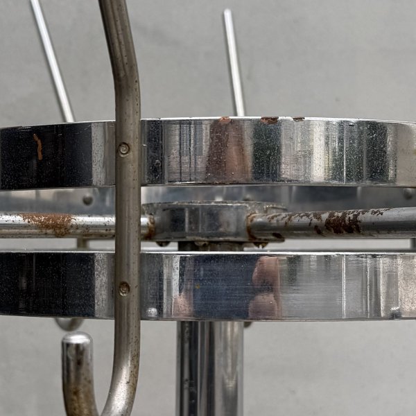 画像6: VINTAGE ANTIQUE CIRCULAR RACK ヴィンテージ アンティーク サークルラック フック クロージングラック ハンガーラック コートラック / コートスタンド ハットラック 家具 服屋 店舗 什器 アメリカ (6)