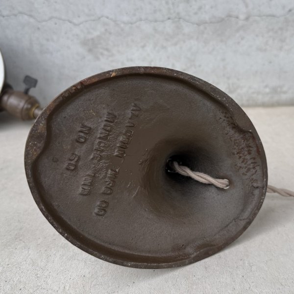 画像6: VINTAGE ANTIQUE DESKLAMP ALADDIN ヴィンテージ アンティーク デスクランプ スタンドライト 卓上ライト テーブルランプ 照明 / グースネック アイアン E26 店舗什器 アメリカ (3) (6)