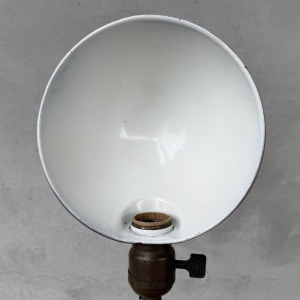 画像9: VINTAGE ANTIQUE DESKLAMP ALADDIN ヴィンテージ アンティーク デスクランプ スタンドライト 卓上ライト テーブルランプ 照明 / グースネック アイアン E26 店舗什器 アメリカ (3) (9)