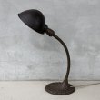 画像4: VINTAGE ANTIQUE DESKLAMP ALADDIN ヴィンテージ アンティーク デスクランプ スタンドライト 卓上ライト テーブルランプ 照明 / グースネック アイアン E26 店舗什器 アメリカ (3) (4)