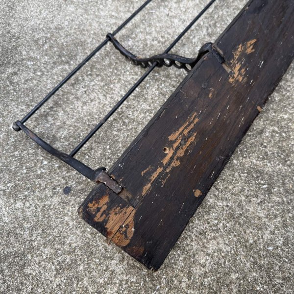 画像10: VINTAGE ANTIQUE COAT HAT RACK ヴィンテージ アンティーク コートラック ハットラック ウォールハンガー / ウォールインテリア ウッド 木製 アイアン 店舗什器 アメリカ (1) (10)