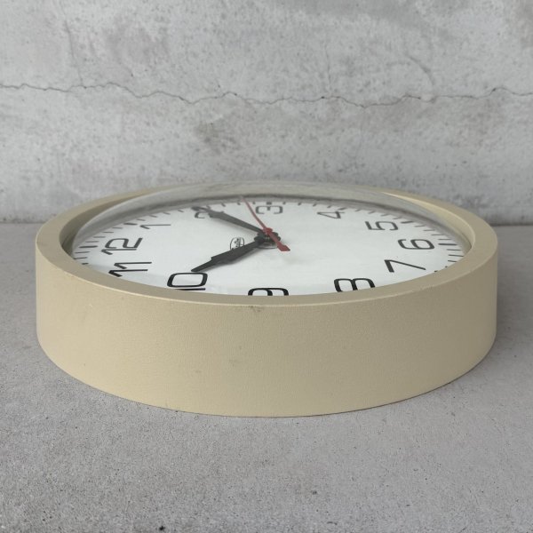 画像5: VINTAGE ANTIQUE DAYTON WALL CLOCK ヴィンテージ アンティーク ウォールクロック 壁掛け時計 / インダストリアル スクールクロック ホワイト 白色 店舗什器 アメリカ USA (5)