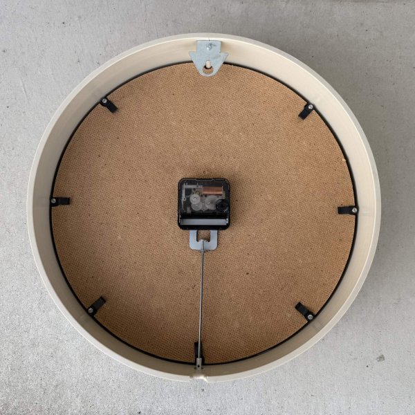 画像2: VINTAGE ANTIQUE DAYTON WALL CLOCK ヴィンテージ アンティーク ウォールクロック 壁掛け時計 / インダストリアル スクールクロック ホワイト 白色 店舗什器 アメリカ USA (2)