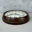 画像4: VINTAGE ANTIQUE WALL CLOCK GENERAL ELECRIC TELECHRON ヴィンテージ アンティーク ウォールクロック ゼネラルエレクトリック GE テレクロン 壁掛け時計 / スクールクロック ベークライト 丸型 茶色 店舗什器 アメリカ (4)