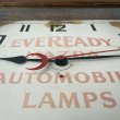 画像7: VINTAGE ANTIQUE WALL CLOCK MAZDA SESSIONS ヴィンテージ アンティーク ウォールクロック マツダ セッション 壁掛け時計 /  ウッド 木製 四角形 アドバタイジング 企業物 店舗什器 アメリカ (7)