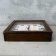 画像5: VINTAGE ANTIQUE WALL CLOCK MAZDA SESSIONS ヴィンテージ アンティーク ウォールクロック マツダ セッション 壁掛け時計 /  ウッド 木製 四角形 アドバタイジング 企業物 店舗什器 アメリカ (5)