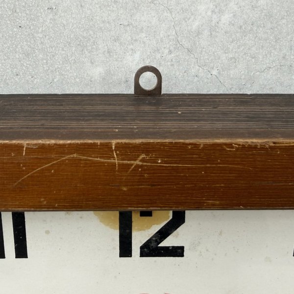 画像11: VINTAGE ANTIQUE WALL CLOCK MAZDA SESSIONS ヴィンテージ アンティーク ウォールクロック マツダ セッション 壁掛け時計 /  ウッド 木製 四角形 アドバタイジング 企業物 店舗什器 アメリカ (11)