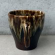 画像3: VINTAGE ANTIQUE POTTERY MUGCUP ヴィンテージ アンティーク マグカップ ブラウンドリップグレーズ コップ 食器 陶器 / コーヒーカップ ブラウン 茶色 カフェ 喫茶店 店舗什器 アメリカ g (3)