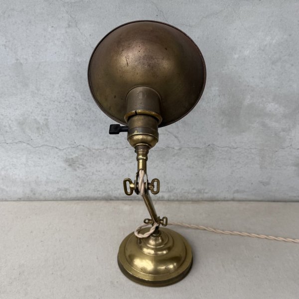 画像3: VINTAGE ANTIQUE FARIES DESKLAMP STANDLIGHT ヴィンテージ アンティーク フェアリーズ デスクライト スタンドライト 卓上照明 / コレクタブル テーブルランプ ブラス 真鍮 店舗什器 アメリカ (2)　　  (3)