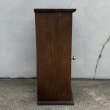 画像4: VINTAGE ANTIQUE WOODEN SHOWCASE ヴィンテージアンティーク ショーケース ガラスケース / ディスプレイケース カウンターケース ウッド 木製 卓上 薬屋 店舗什器 アメリカ (4)