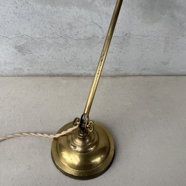 画像4: VINTAGE ANTIQUE FARIES DESKLAMP STANDLIGHT ヴィンテージ アンティーク フェアリーズ デスクライト スタンドライト 卓上照明 / コレクタブル テーブルランプ ブラス 真鍮 店舗什器 アメリカ (2)　　  (4)