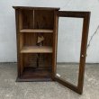 画像7: VINTAGE ANTIQUE WOODEN SHOWCASE ヴィンテージアンティーク ショーケース ガラスケース / ディスプレイケース カウンターケース ウッド 木製 卓上 薬屋 店舗什器 アメリカ (7)