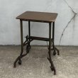 画像1: VINTAGE ANTIQUE TOLEDO UHL STEEL TABLE ヴィンテージ アンティーク トレド タイプライターテーブル / インダストリアル ディスプレイ 棚 家具 アイアン 店舗什器 アメリカ (1)