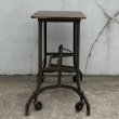 画像4: VINTAGE ANTIQUE TOLEDO UHL STEEL TABLE ヴィンテージ アンティーク トレド タイプライターテーブル / インダストリアル ディスプレイ 棚 家具 アイアン 店舗什器 アメリカ (4)